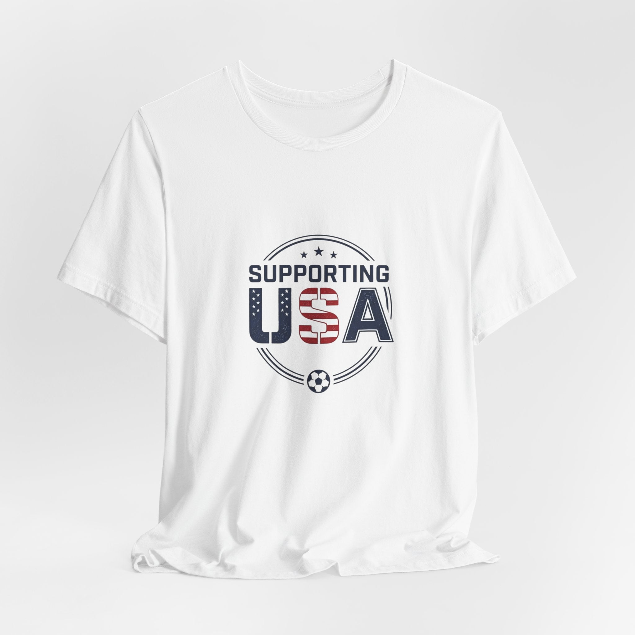 Supporting USA Soccer Watch Party Tee | Country Colors, Match-Day Fan Apparel