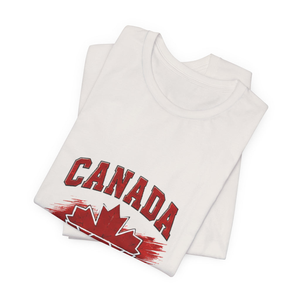 Canada Les Rouges Soccer T-Shirt — Vintage Maple Leaf Football Tee