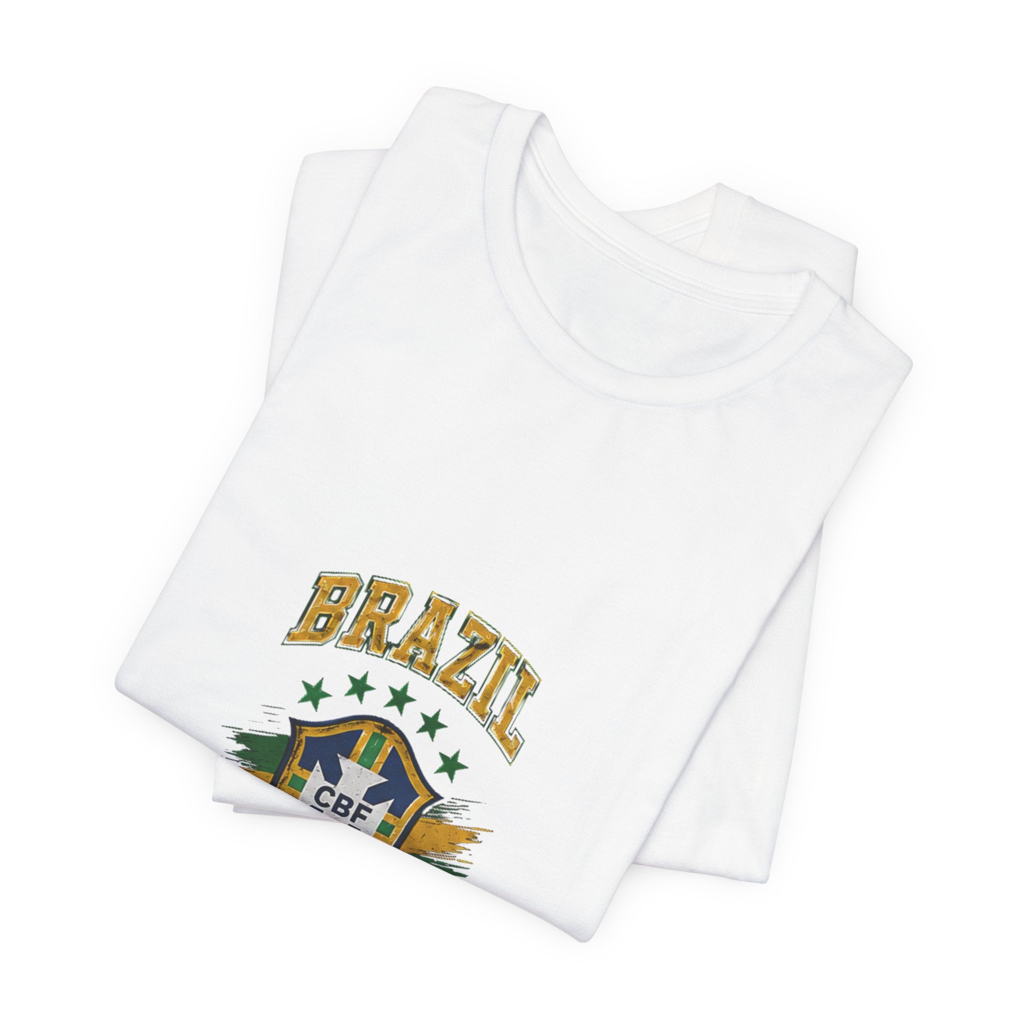 Brazil Soccer Tee - Seleção Brasileira Crest Vintage Football T‑Shirt