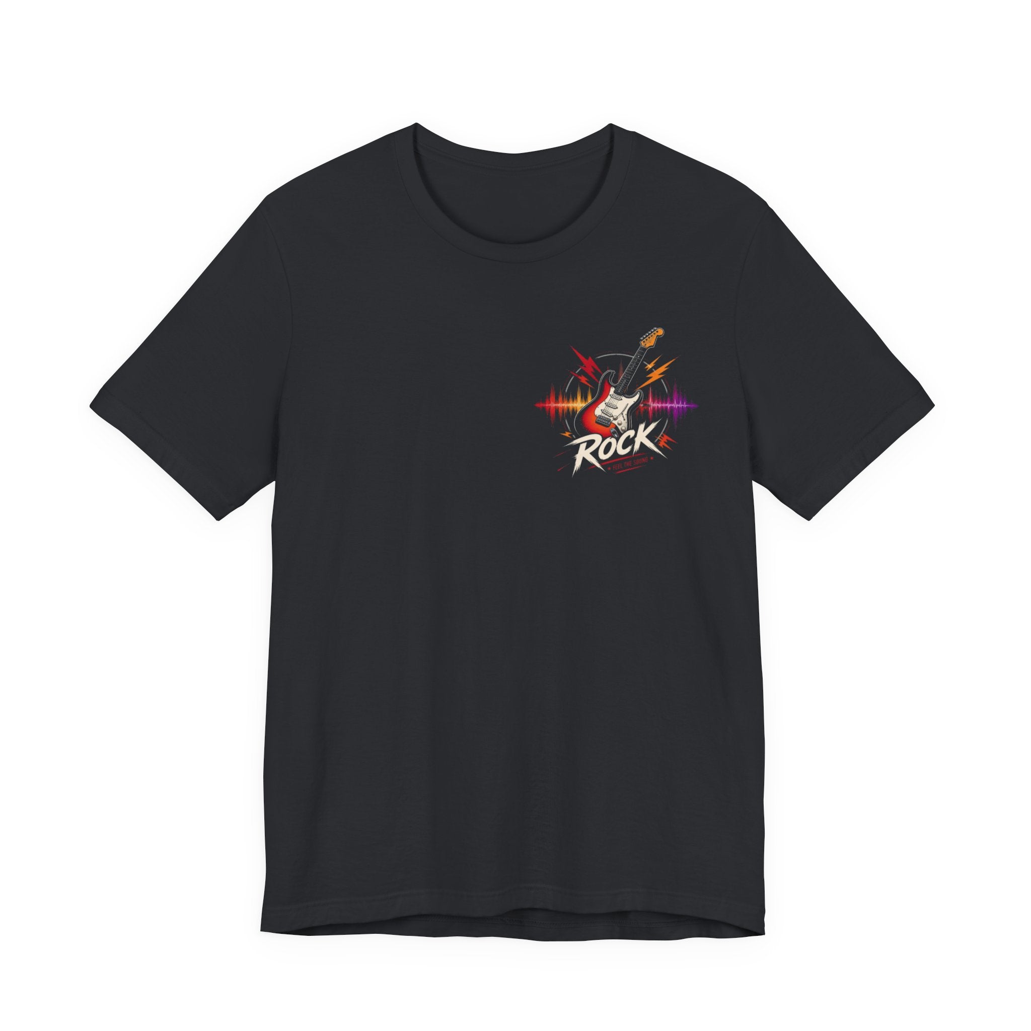 Phoenix Soundwave T‑Shirt — Colorful Phoenix Graphic with "Rise Above" Text