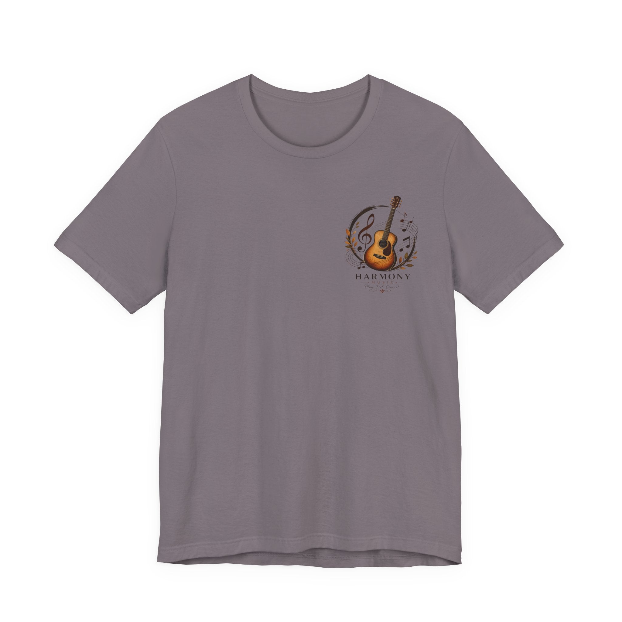 Acoustic Guitar 'Harmony' Graphic Tee — Music Lover Short Sleeve Shirt