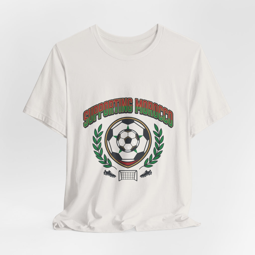 Supporting Morocco Soccer Tee | match-day outfit, country colors