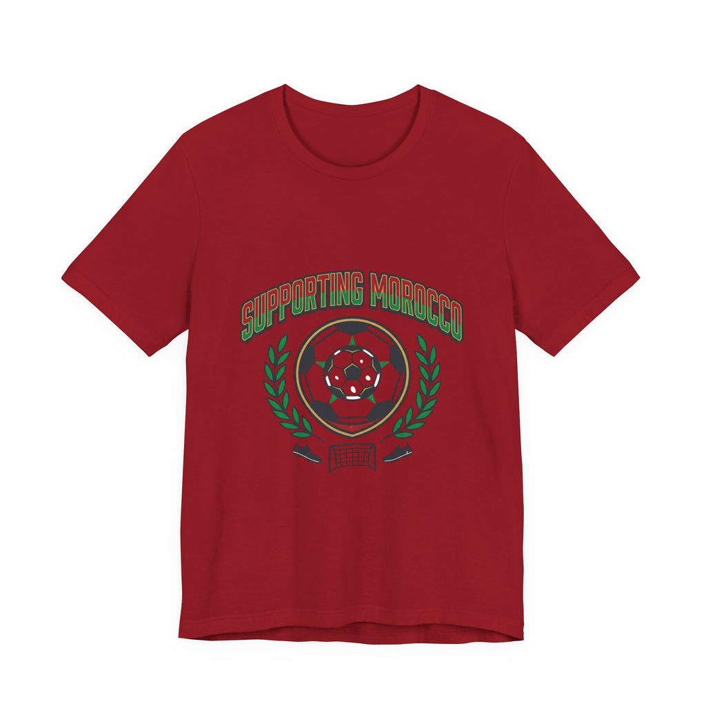 Supporting Morocco Soccer Tee | match-day outfit, country colors