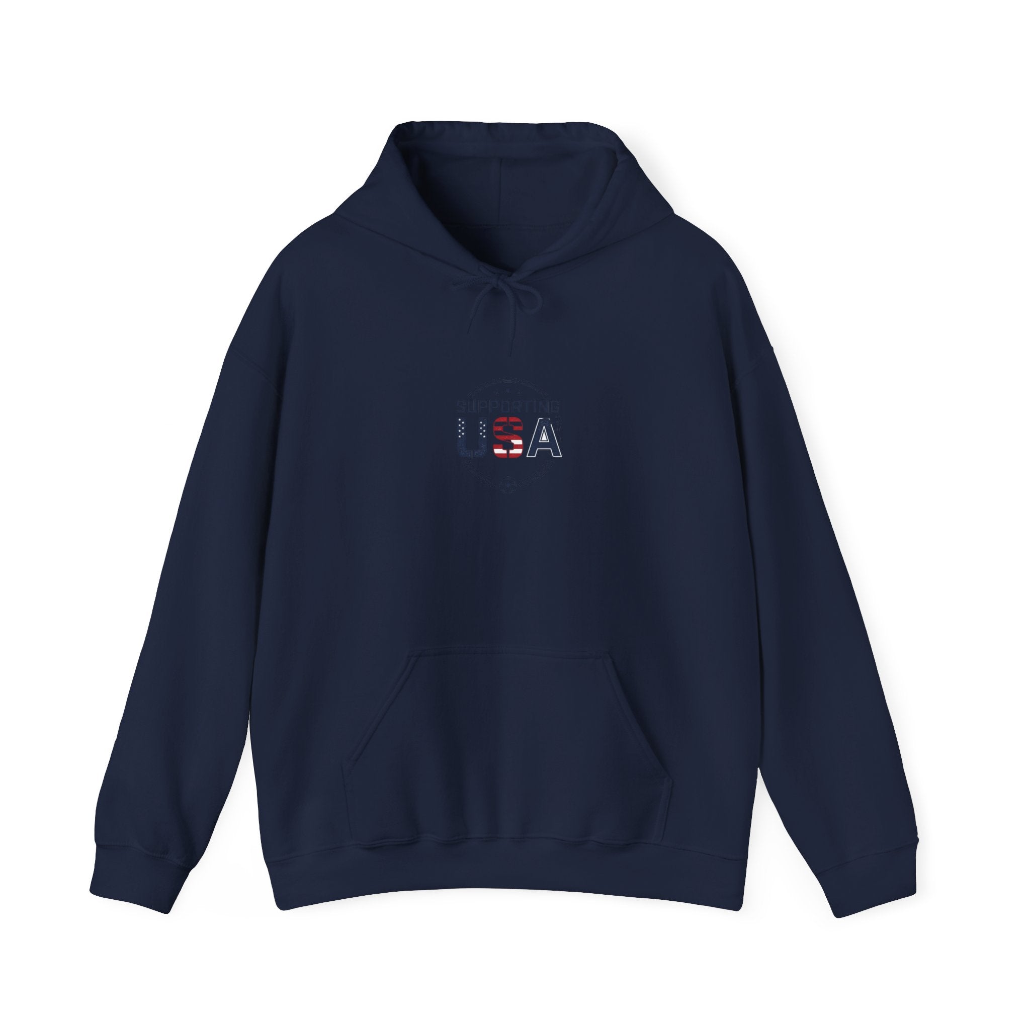 Supporting USA Hoodie | soccer watch party, country colors