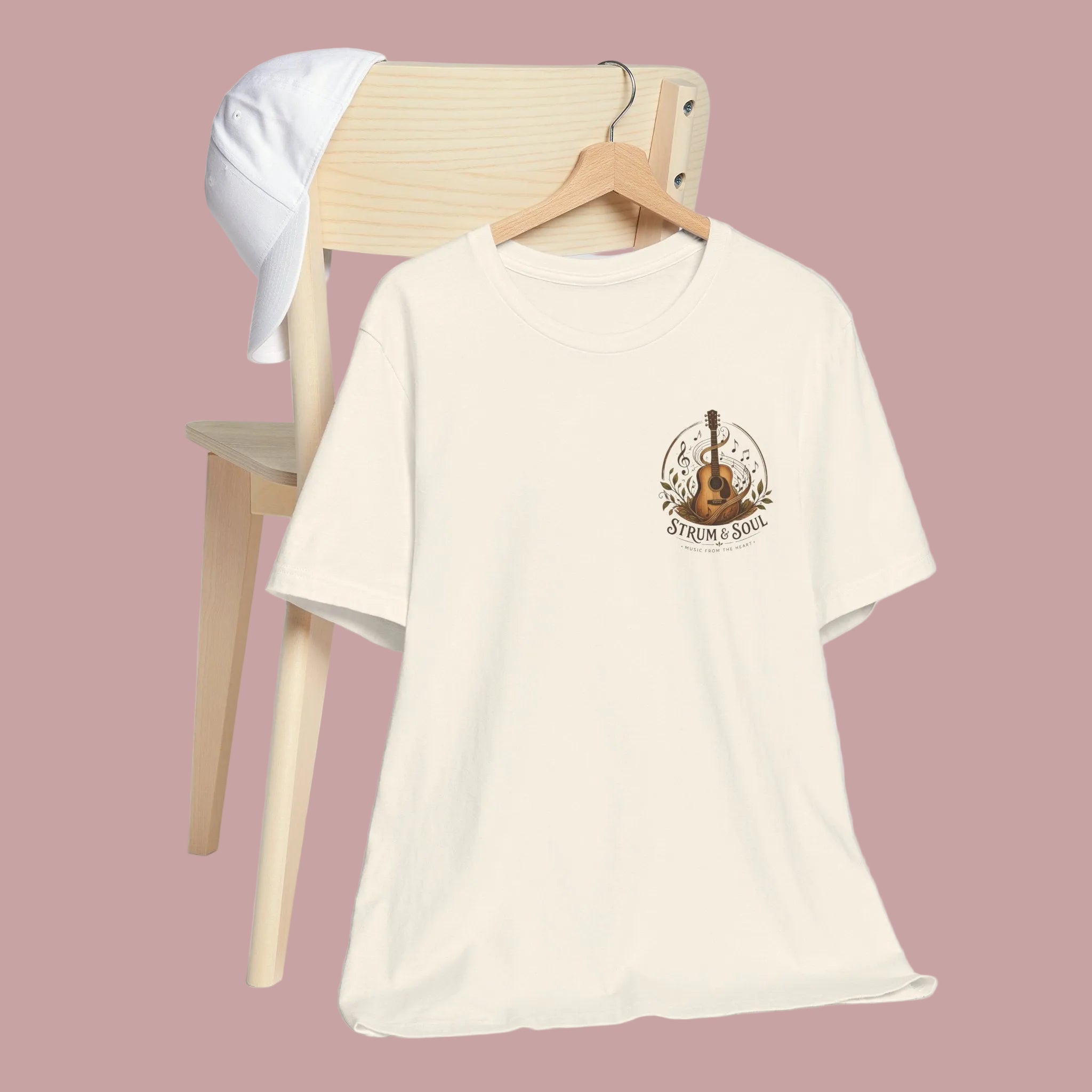 Acoustic Soul Guitar Tee — 'Strum & Soul' Acoustic Guitar Graphic T-Shirt