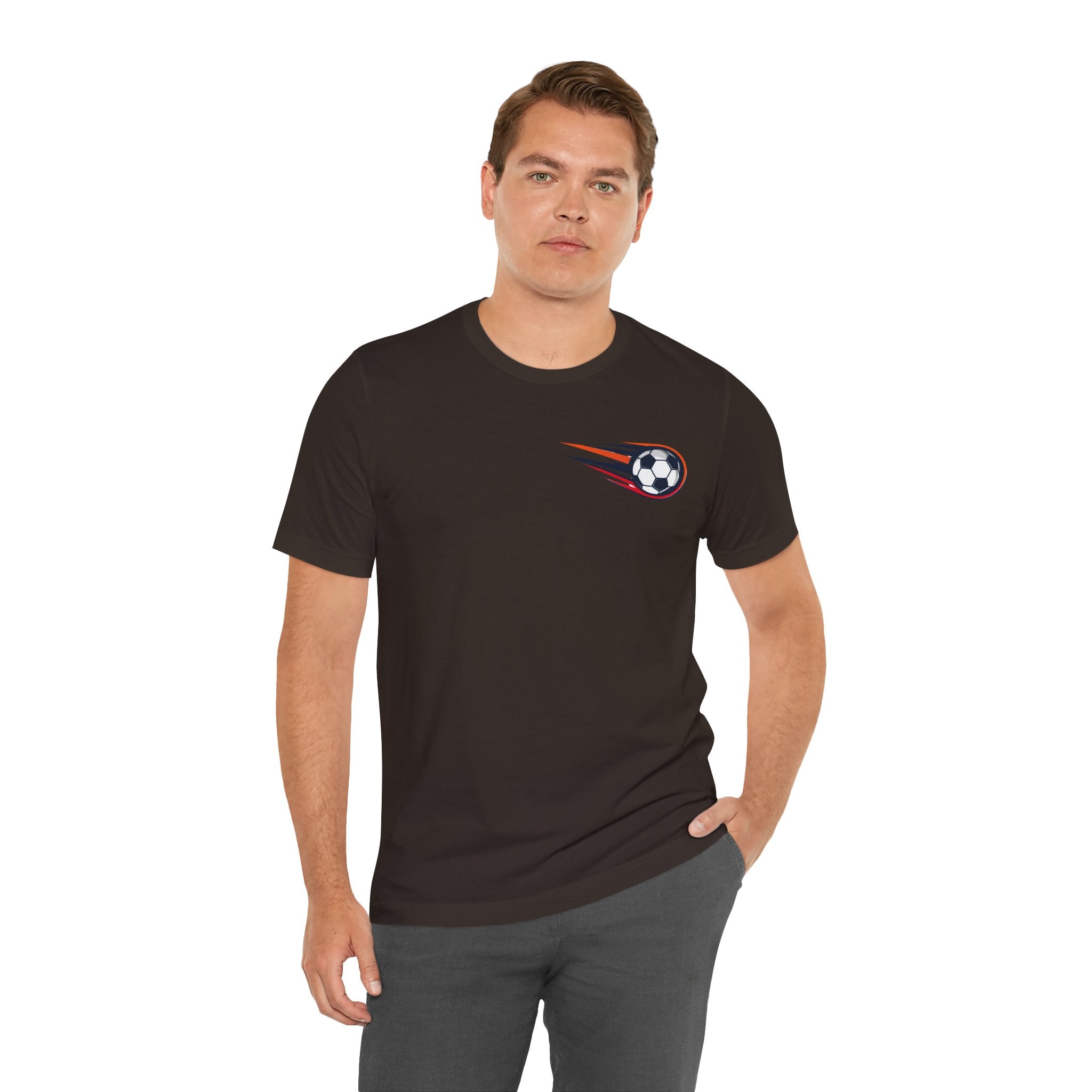 Soccer Comet T‑Shirt — Fast Soccer Ball Graphic Tee