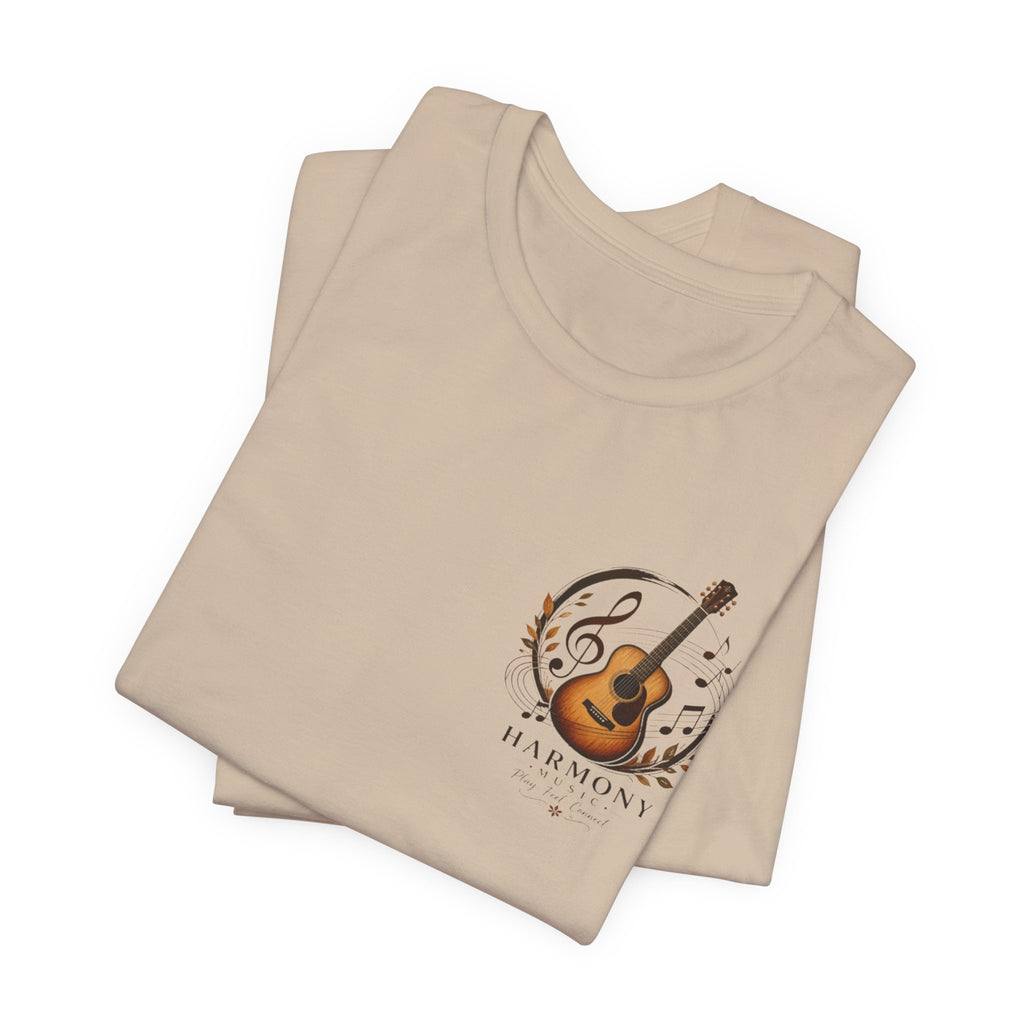 Harmony Guitar Tee — Acoustic Guitar Music T-Shirt