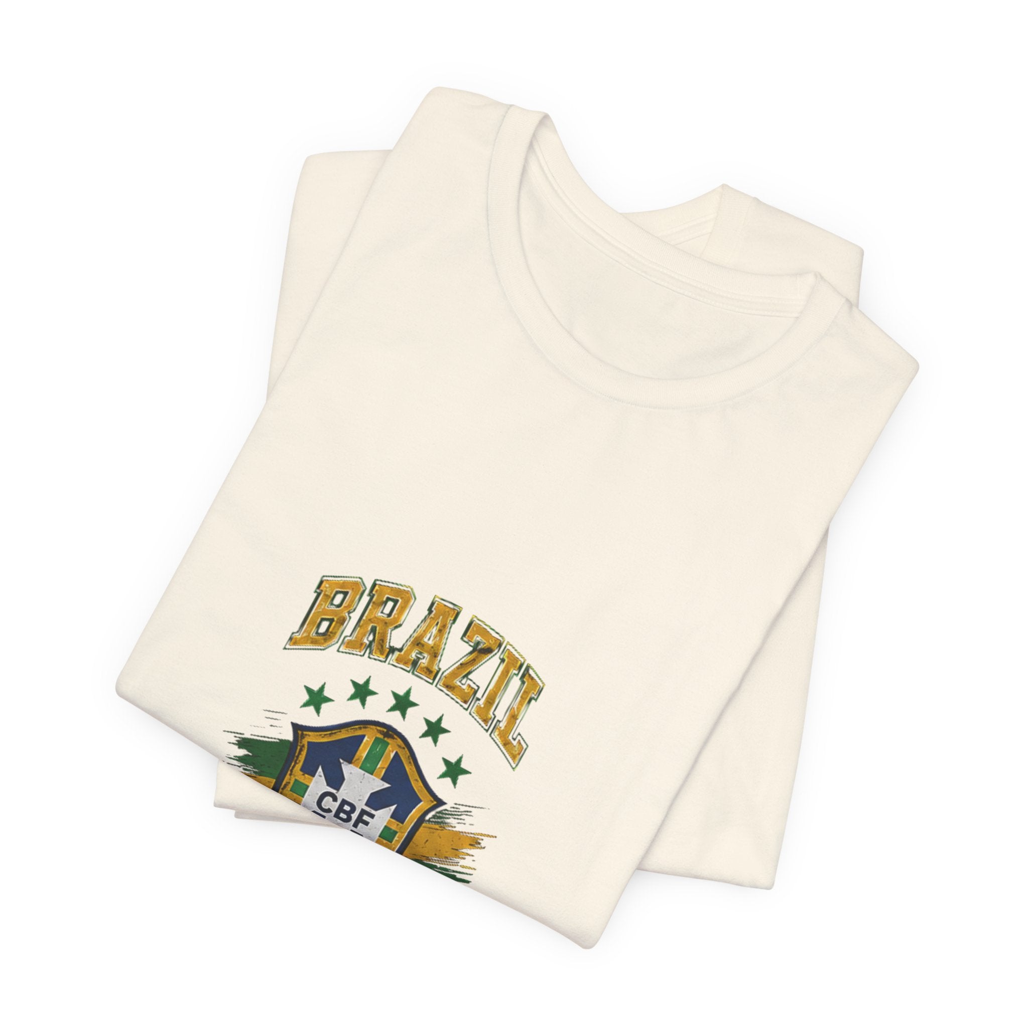 Brazil Soccer Tee - Seleção Brasileira Crest Vintage Football T‑Shirt
