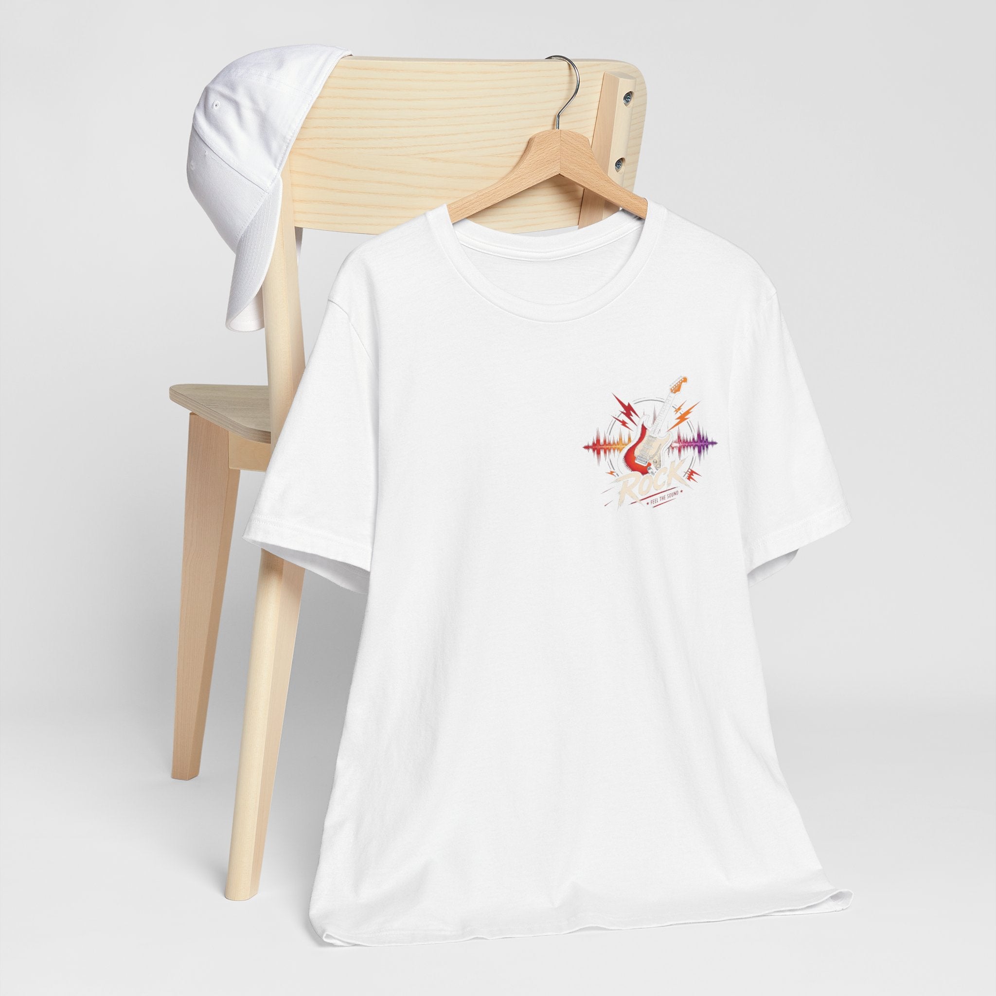 Phoenix Soundwave T‑Shirt — Colorful Phoenix Graphic with "Rise Above" Text