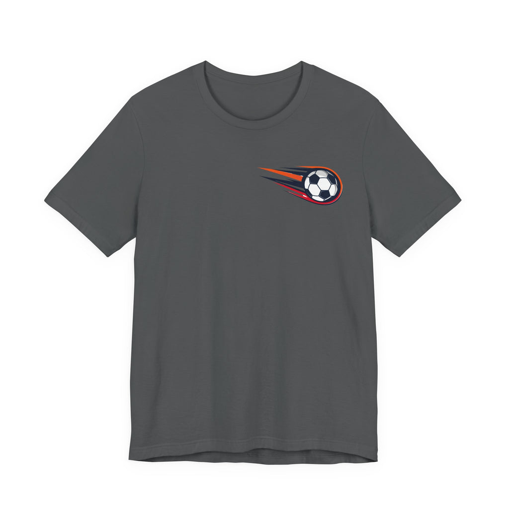 Soccer Comet T‑Shirt — Fast Soccer Ball Graphic Tee