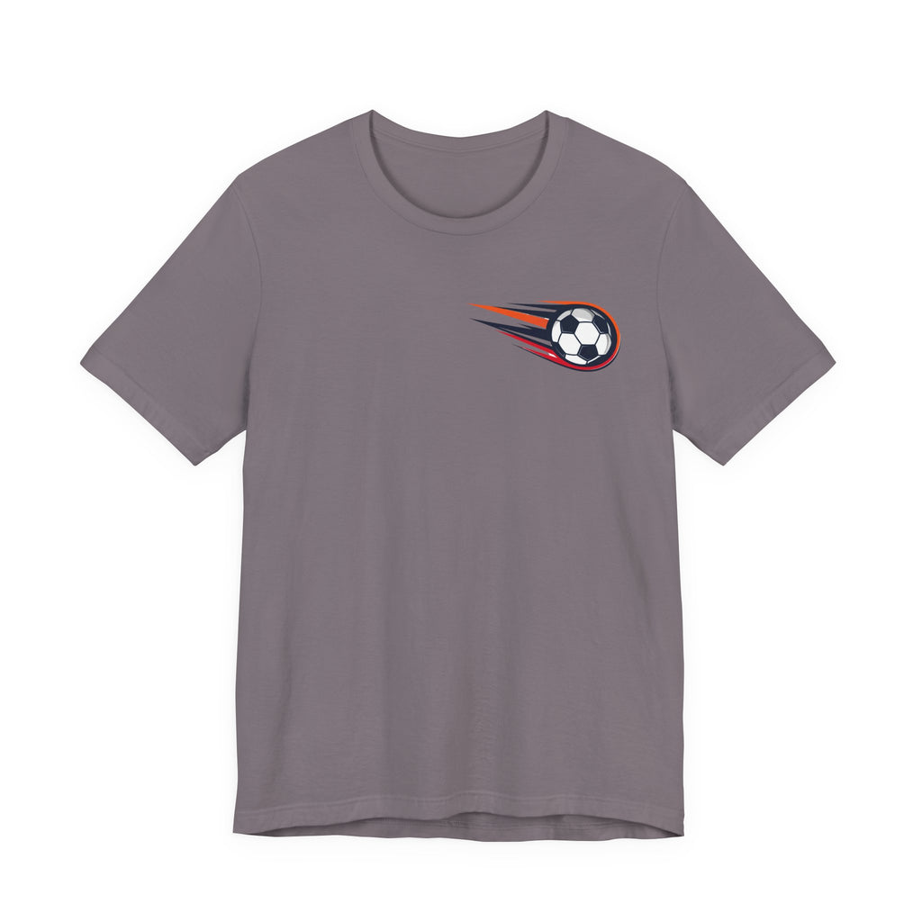 Soccer Comet T‑Shirt — Fast Soccer Ball Graphic Tee