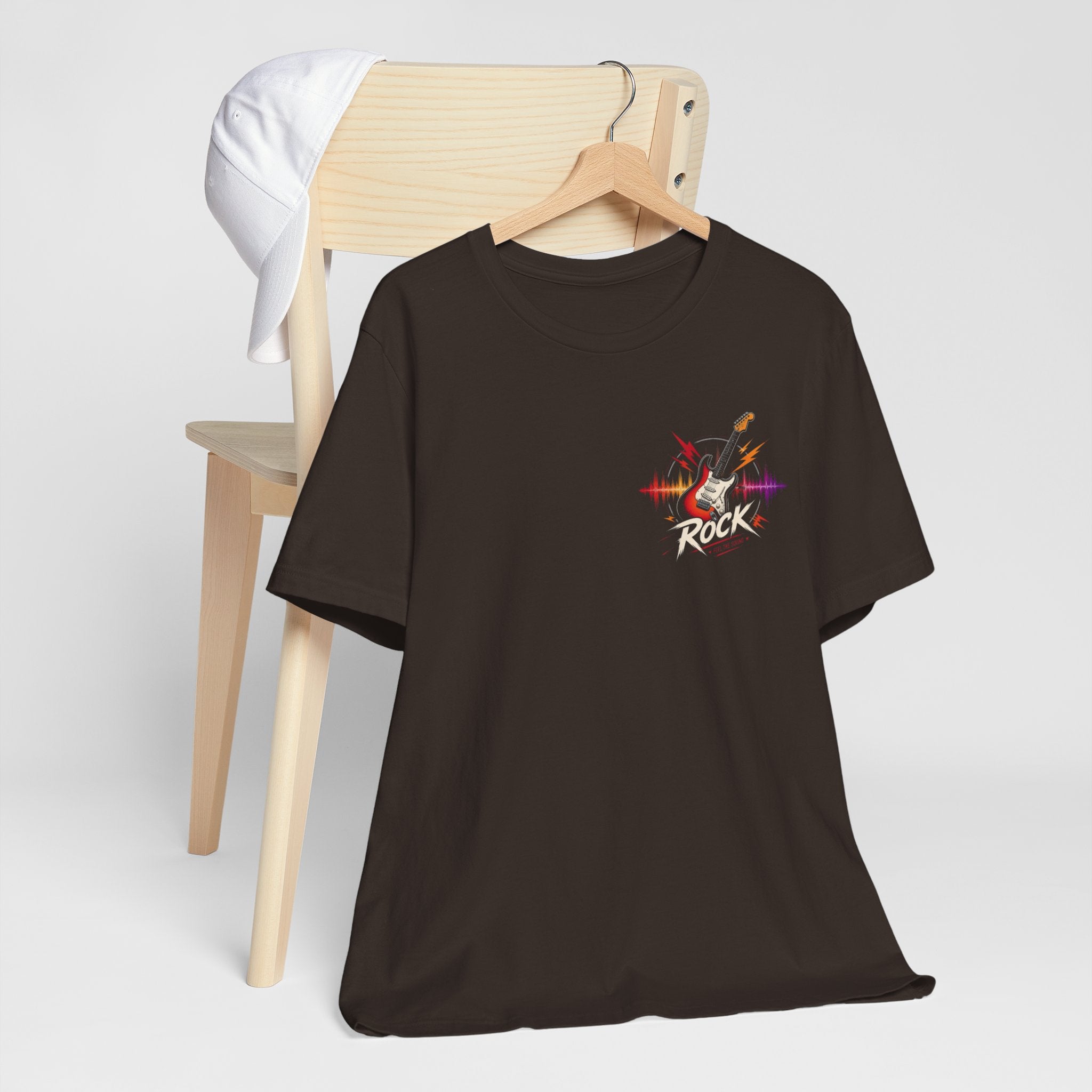 Phoenix Soundwave T‑Shirt — Colorful Phoenix Graphic with "Rise Above" Text