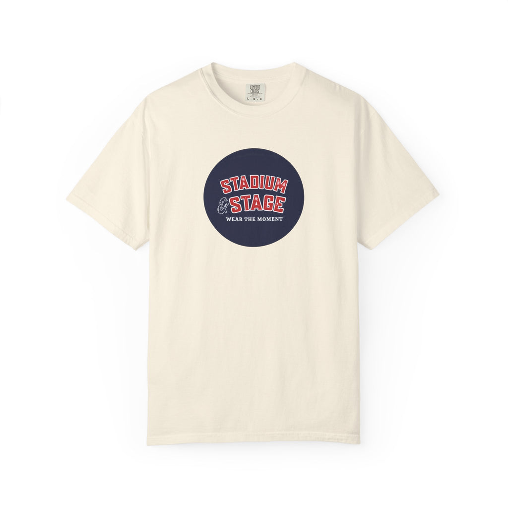 Stadium & Stage Graphic T-Shirt — "Wear the Moment" Vintage Circle Logo