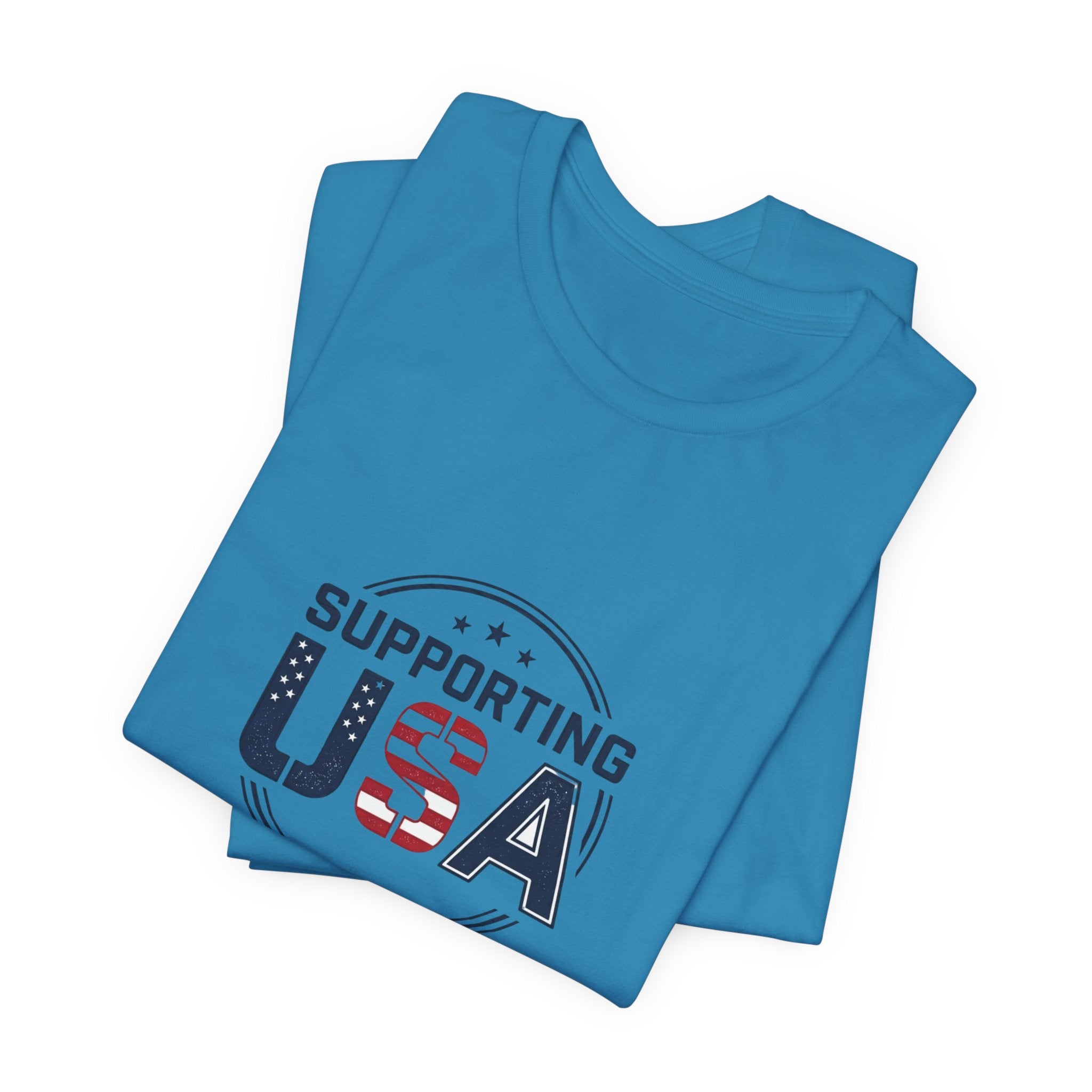 Supporting USA Soccer Watch Party Tee | Country Colors, Match-Day Fan Apparel