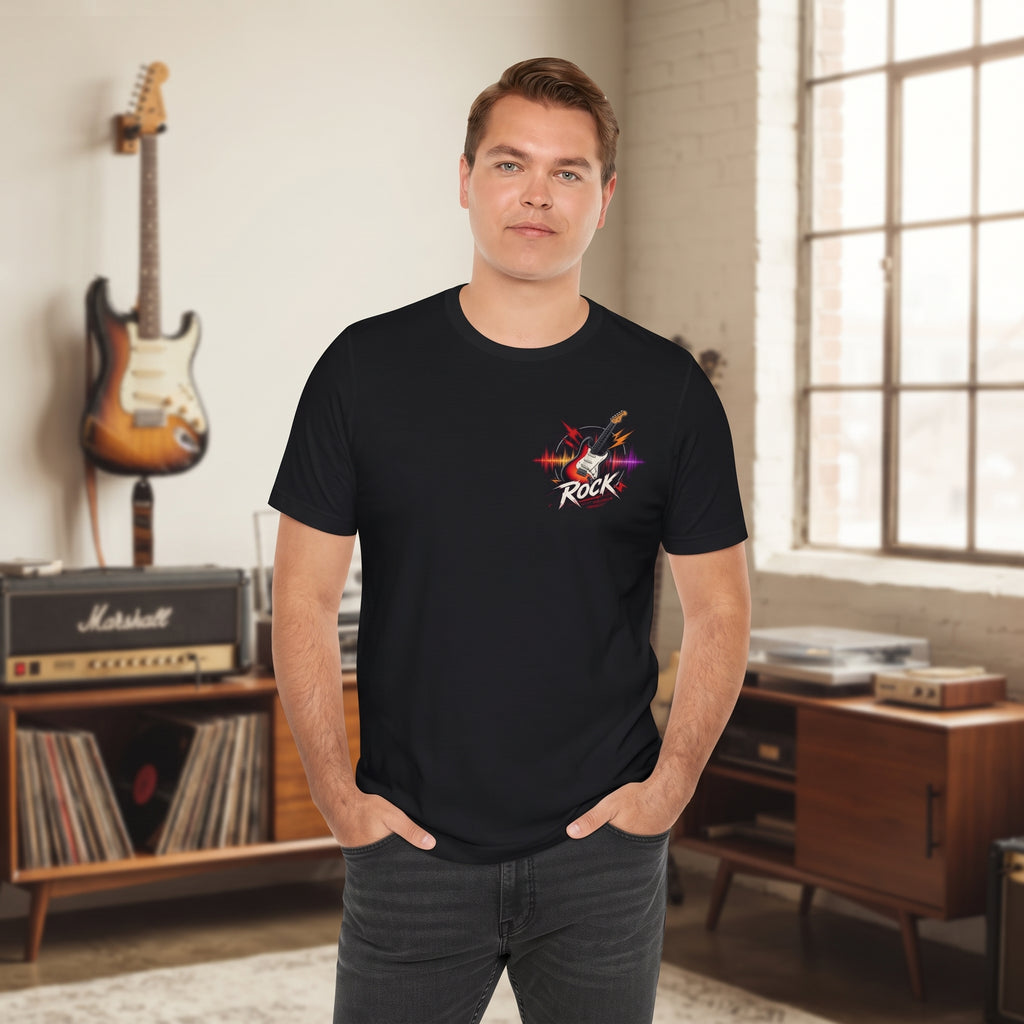Phoenix Soundwave T‑Shirt — Colorful Phoenix Graphic with "Rise Above" Text