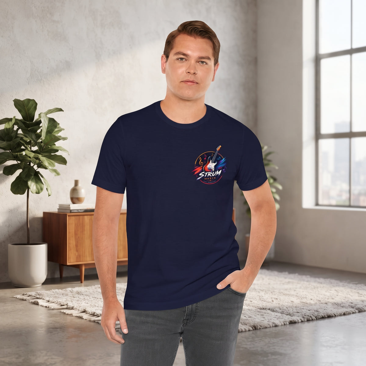 So Much Vibe Tee — Colorful Music Wave Graphic T-Shirt