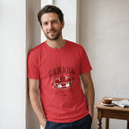 Canada Les Rouges Soccer T-Shirt — Vintage Maple Leaf Football Tee